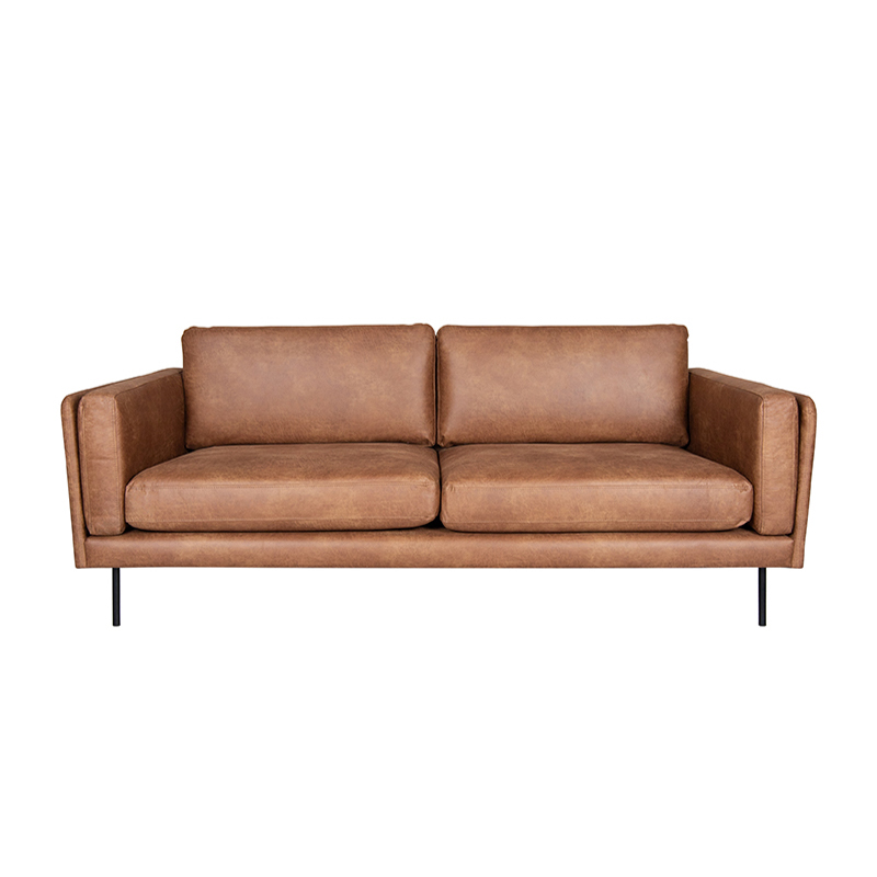 Bank Verona - Cognac - Leder - 2,5-Zits Bank Verona - Cognac - Leder - 2,5-Zits