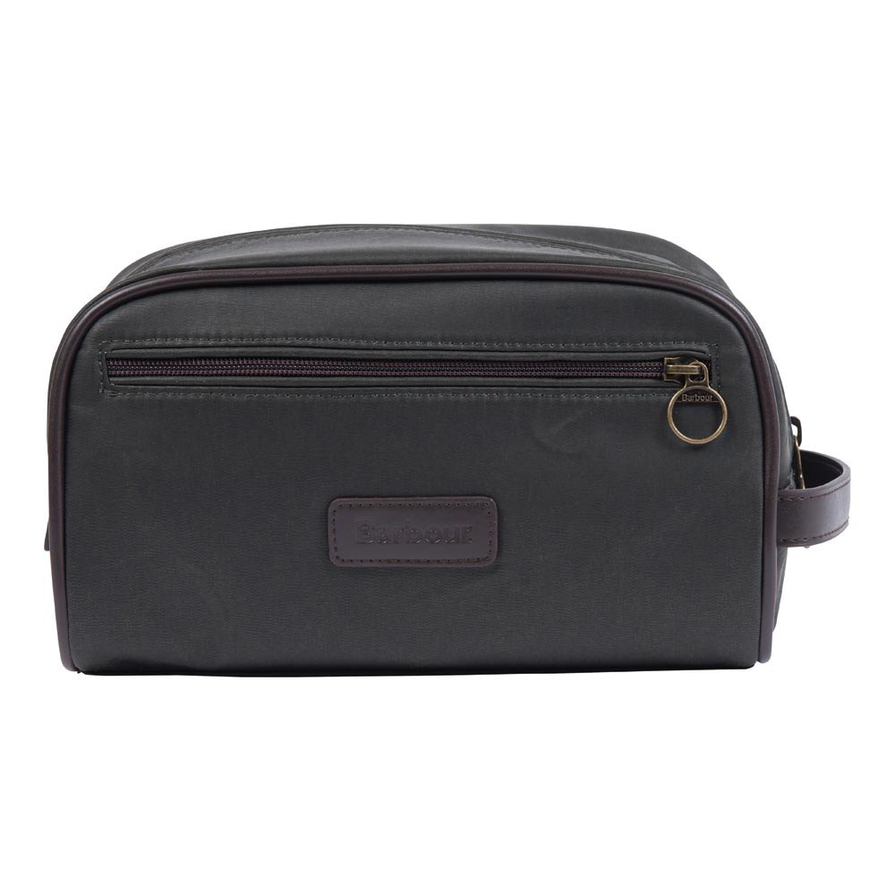 Barbour wax toilettas olive
