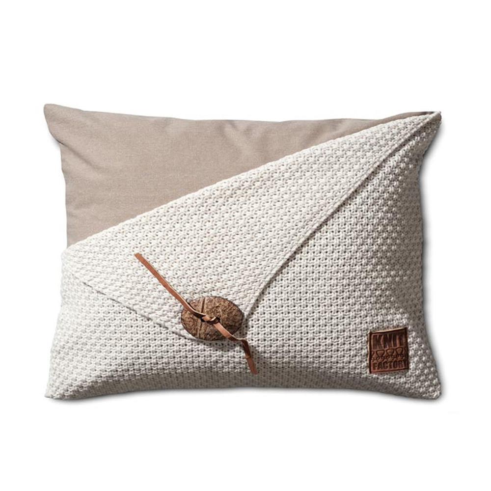 Barley kussen gerstekorrel 60x40 beige