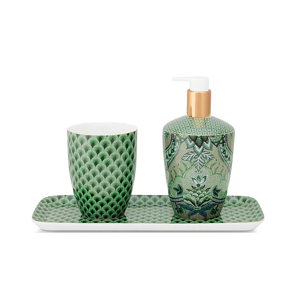 Bathroom set Kyoto Festival Green Bathroom set Kyoto Festival Green