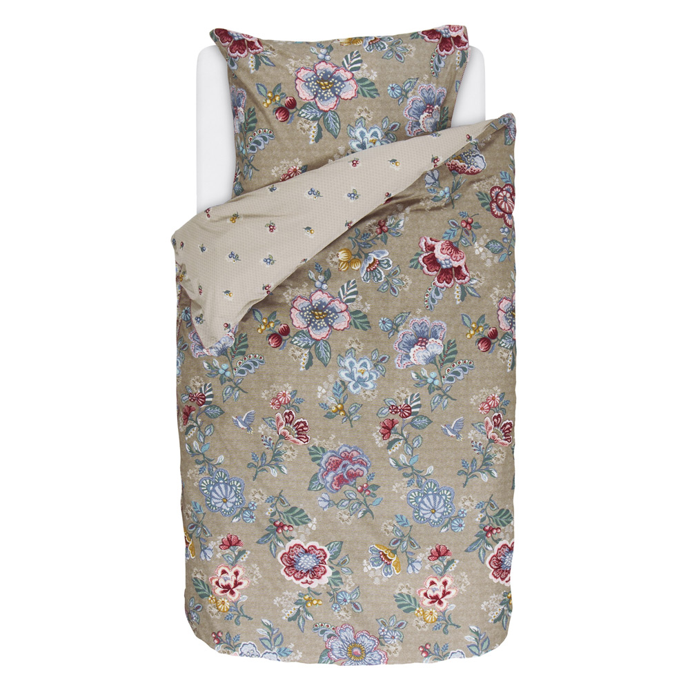 Pip Studio Berry Bird Khaki Dekbedovertrek Eenpersoons pip studio kopen in de aanbieding Pip Studio Berry Bird Khaki Dekbedovertrek Eenpersoons pip studio kopen in de aanbieding