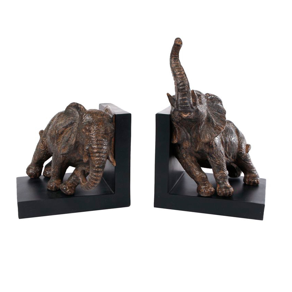 Boekensteun Olifant bruin Boekensteun Olifant bruin