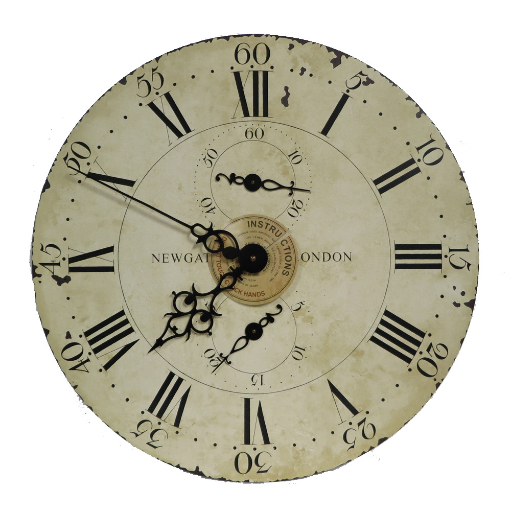 Classic Roman Dual dial clock