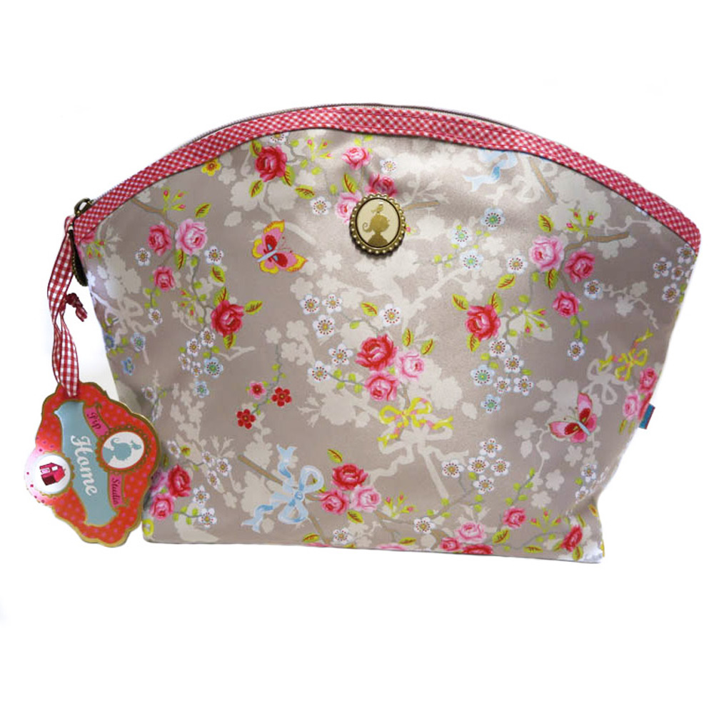 PiP Studio Cosmeticbag L Chinese Rose Khaki