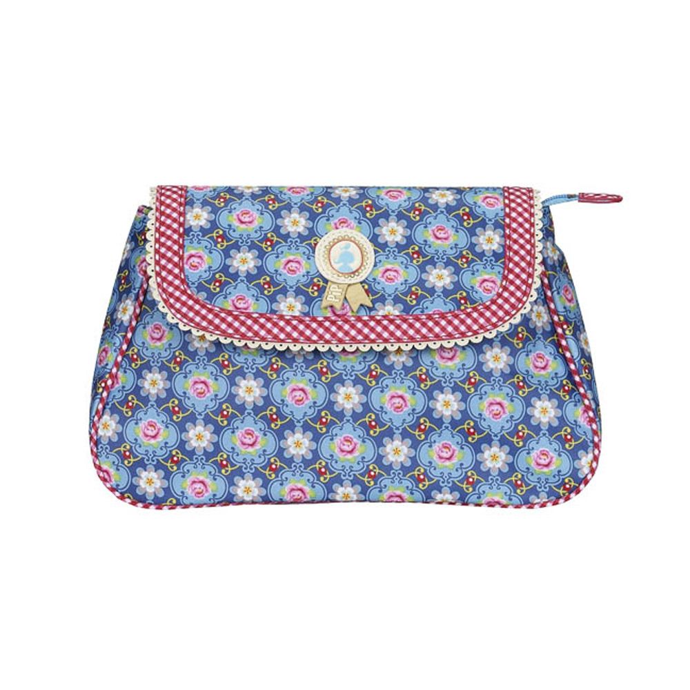 Cosmeticbag+flap M Demin