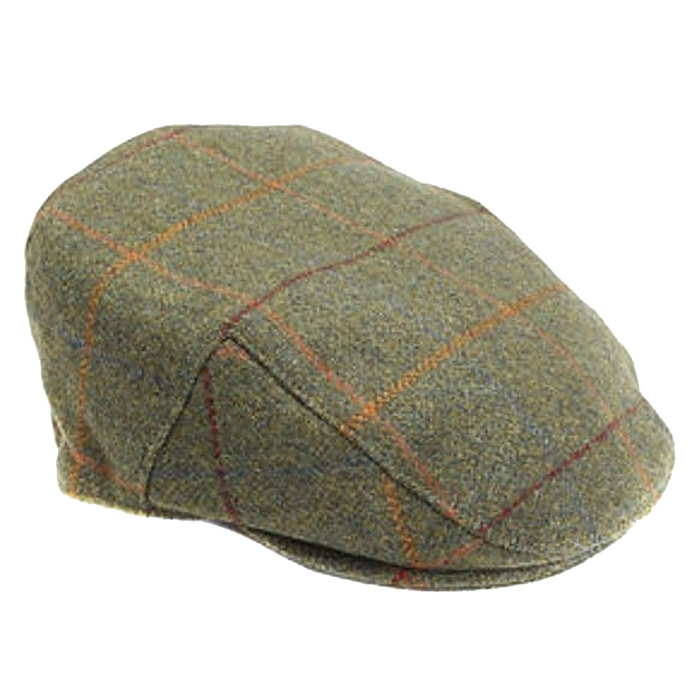 Barbour Crieff Cap olive plaid