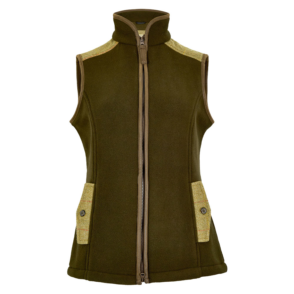 Dames Bodywarmer Fleece Foxhall Olive