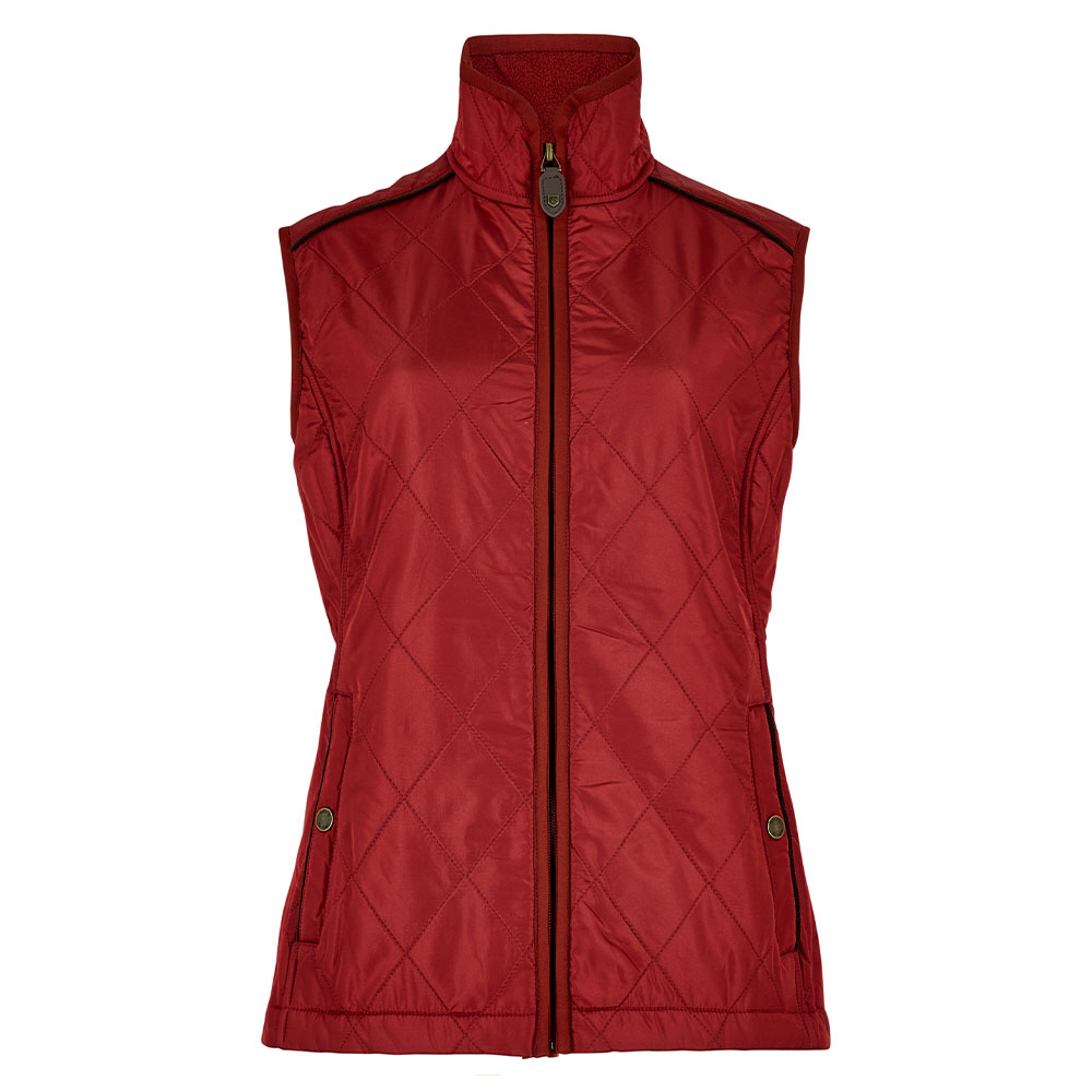 Dubarry Dames bodywarmer Heywood Red Pepper