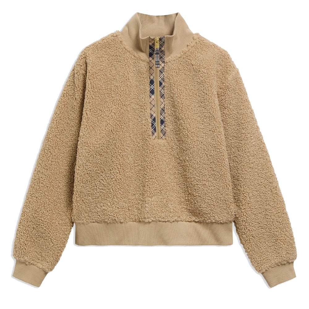 Dames Fleece Fawne Warm Trench