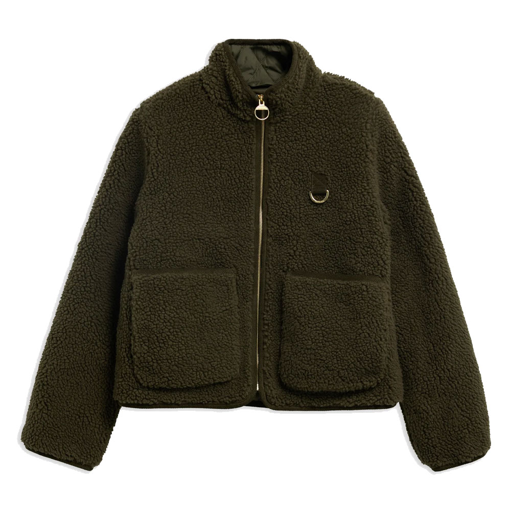 Dames jasje Fleece Elenora Olive