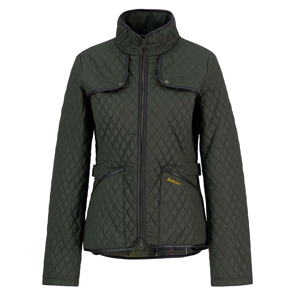 Barbour Dames Quilt Dahlia Olive
