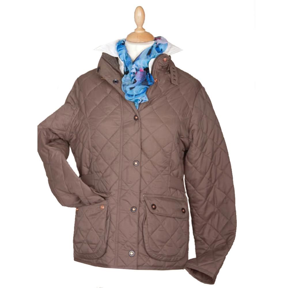 John Partridge Dames quiltjas Despatch choc