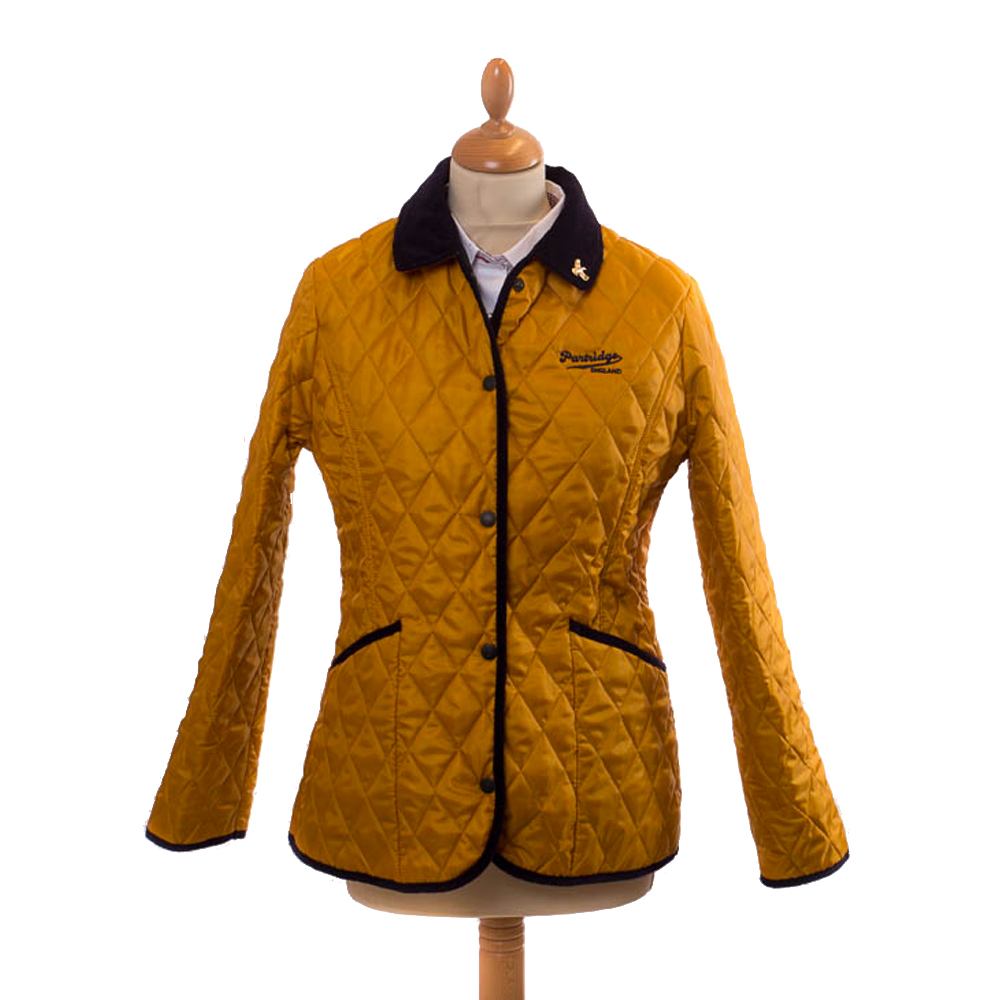 Dames quiltjas Moorland Mosterd