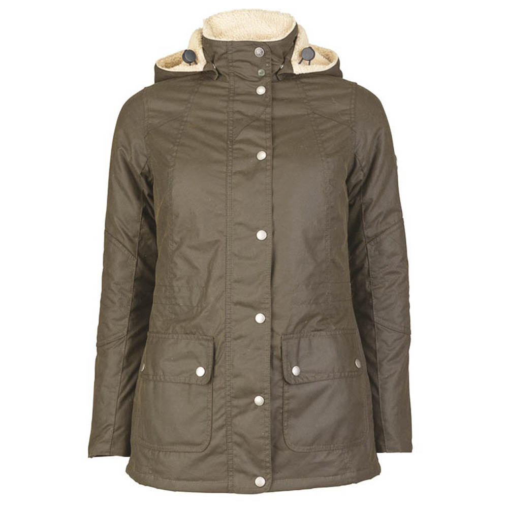 Dames waxjas Apsley Olive