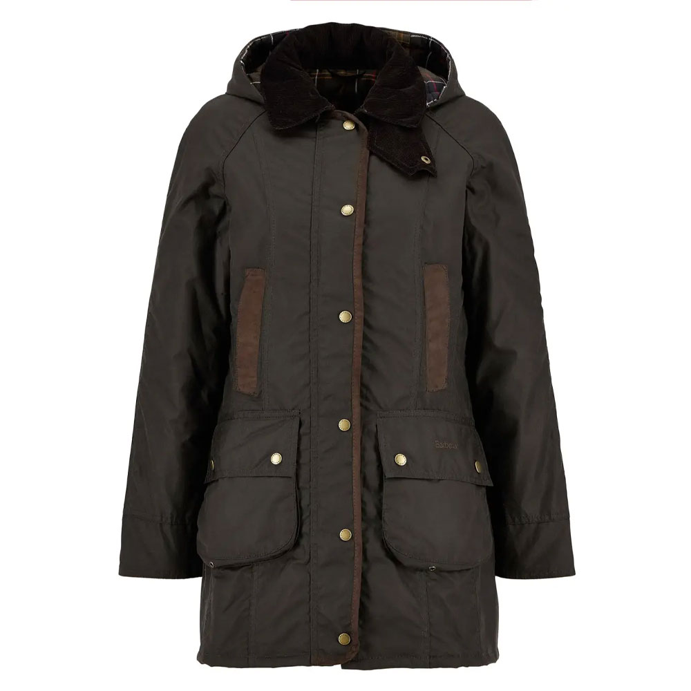 Dames waxjas Bower Olive afbeelding