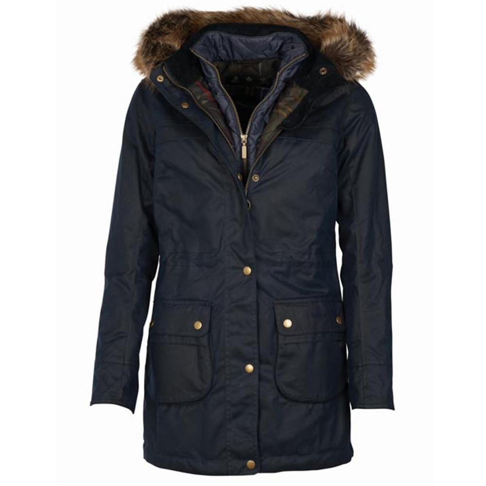 Dames waxjas Dartford Navy