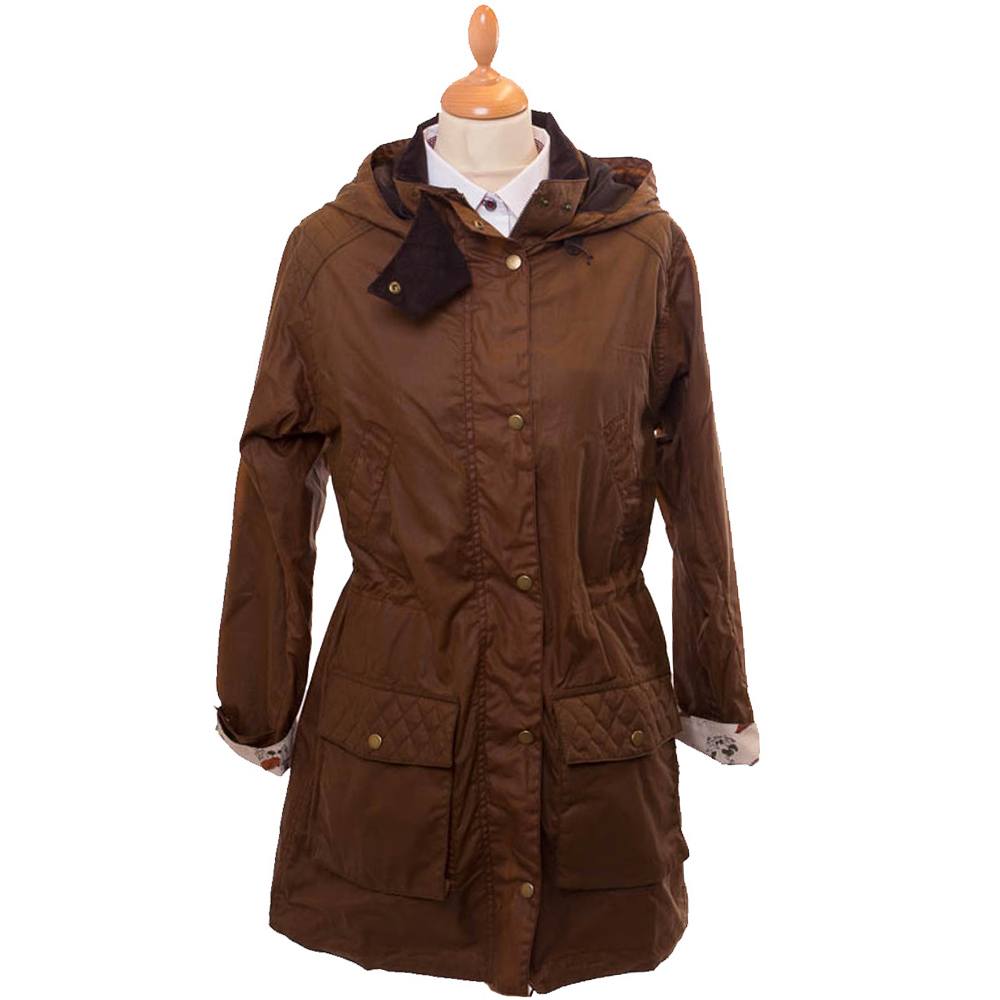 Barbour Dames Waxjas Lambley Bark barbour kopen in de aanbieding