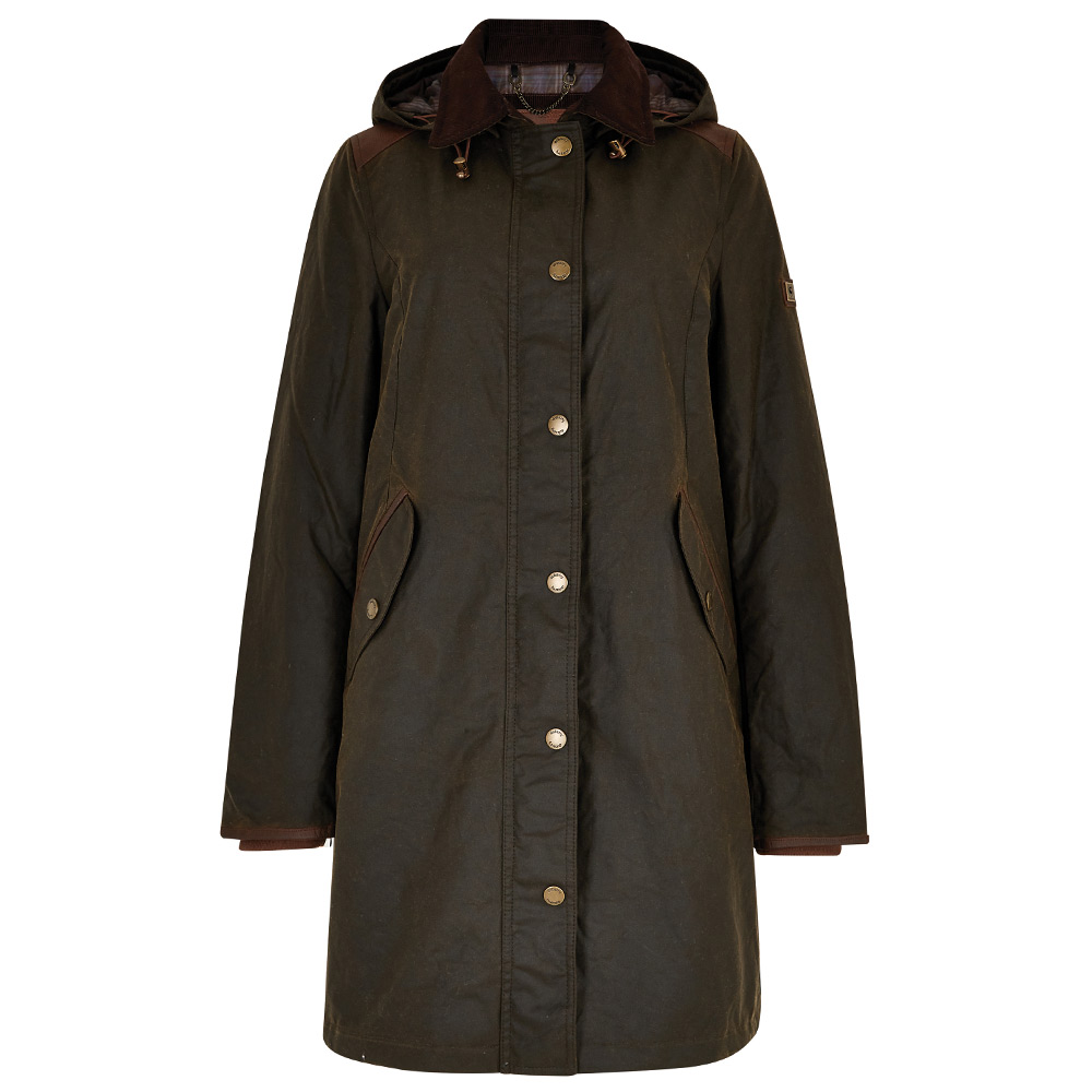 Dames waxjas Ormond olive Dames waxjas Ormond olive