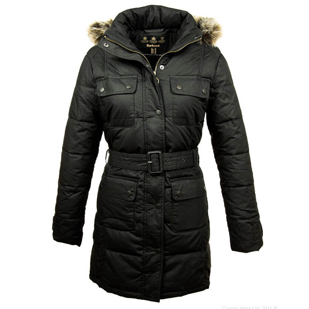 Dames waxjas Storm Down Zwart Dames waxjas Storm Down Zwart