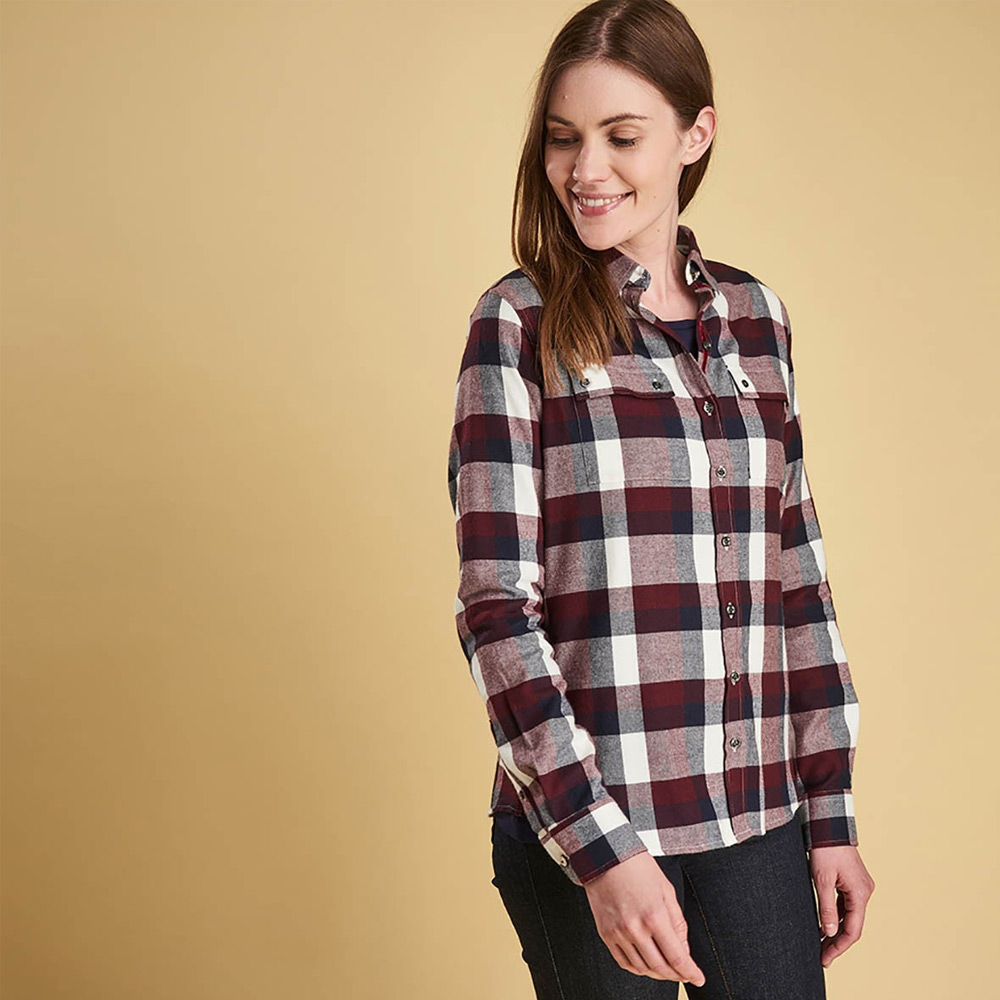 aubergine blouse dames