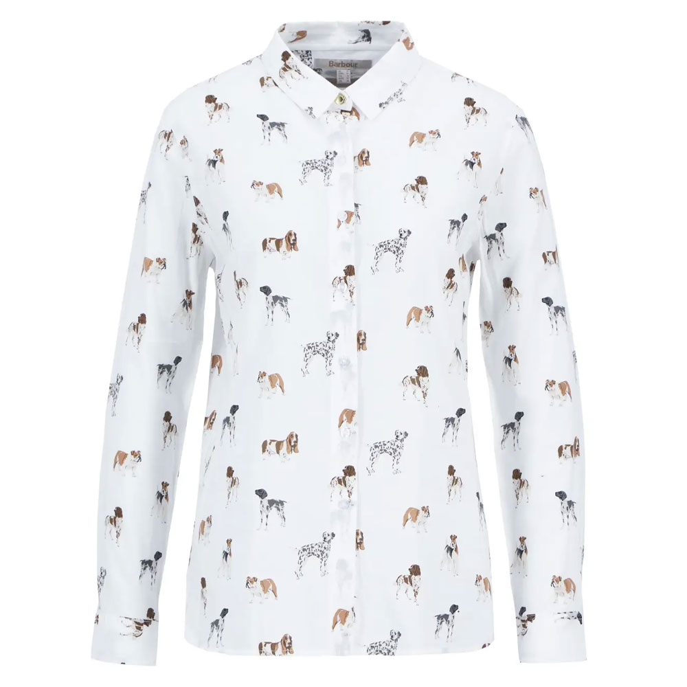Barbour Damesblouse Safari Dog Print