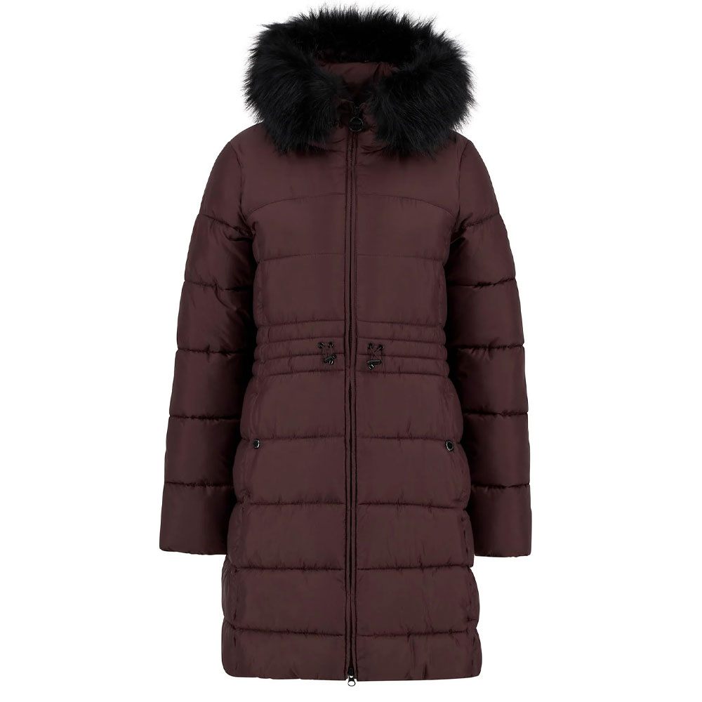 Barbour International Damesjas Anastasia Puffer Red Velvet