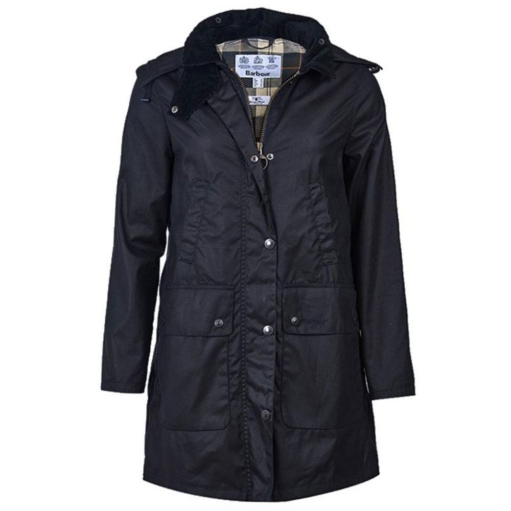 Barbour Damesjas Border wax jacket Navy