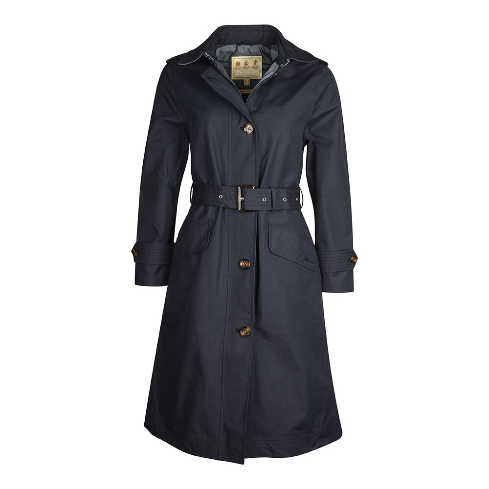 Damesjas Camilla navy/bluebirch tartan