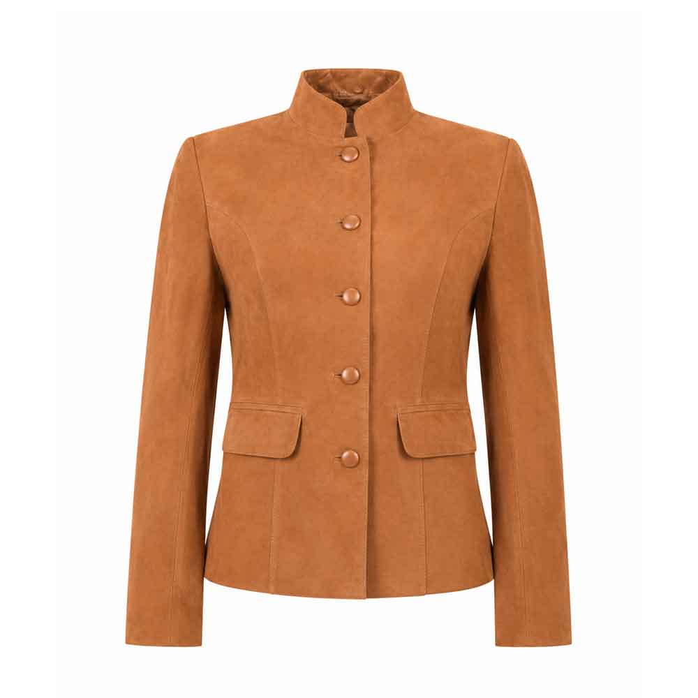 Damesjas Coat Emily Camel