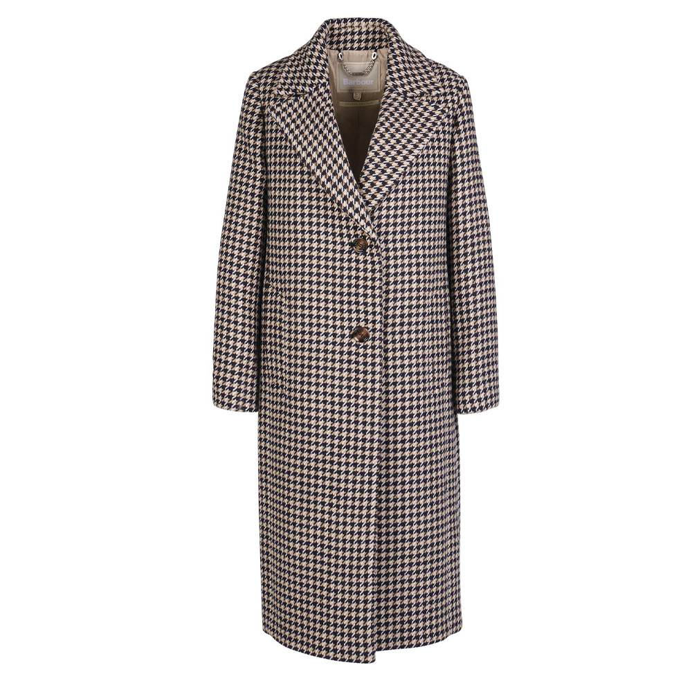 Damesjas Houndstooth Angelina Wool LT Fawn