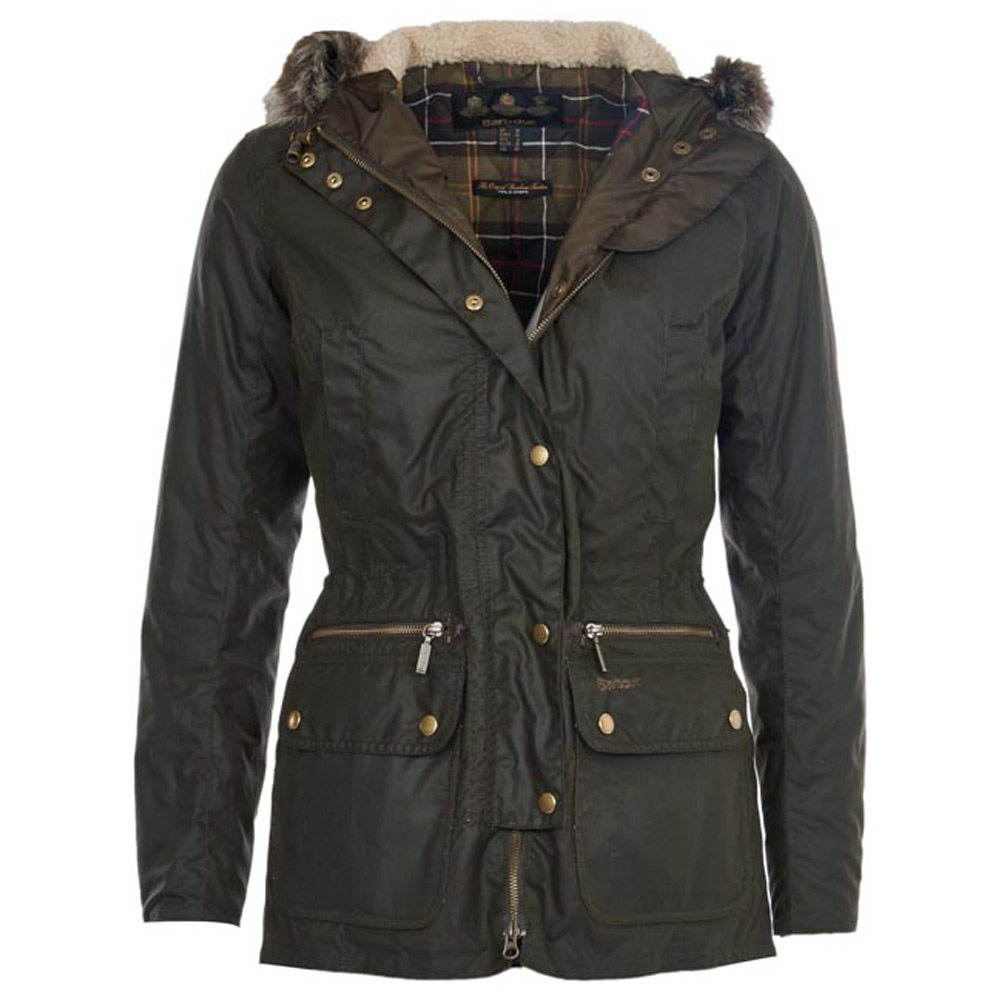 Damesjas Kelsall Wax olive Damesjas Kelsall Wax olive