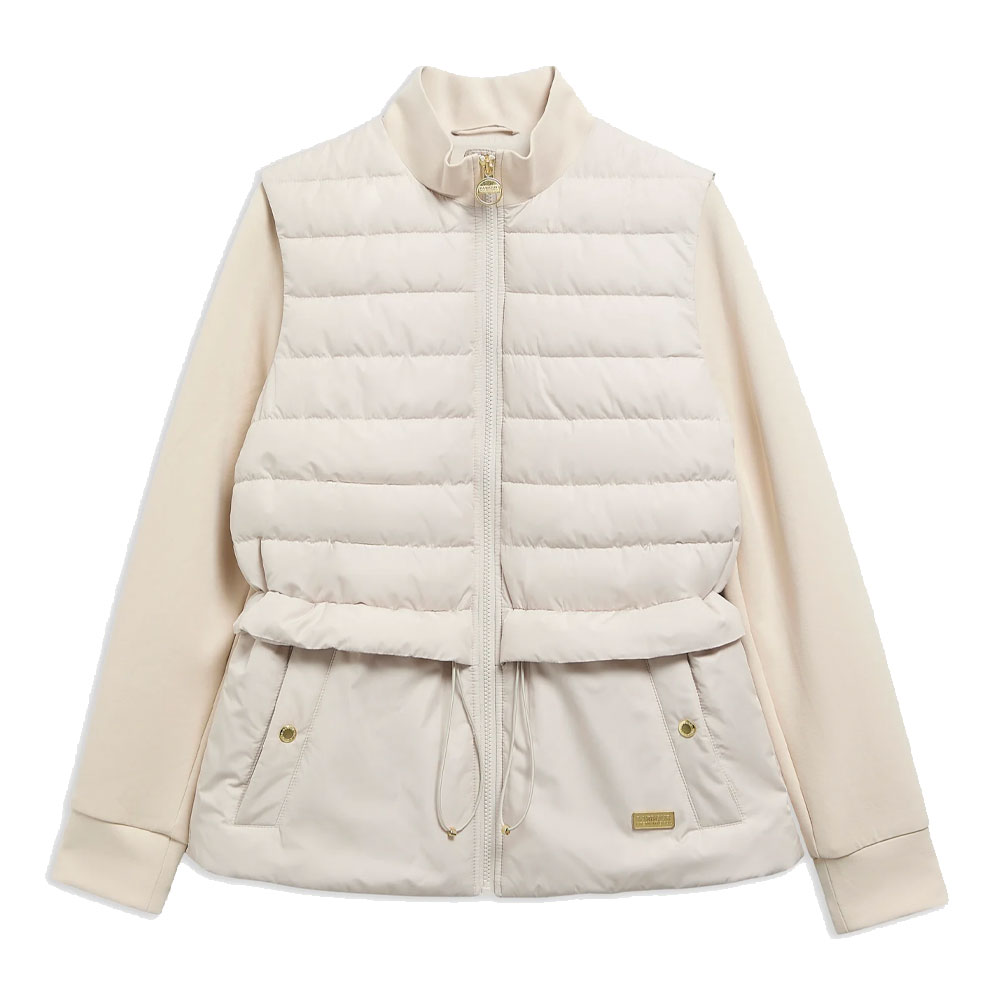 Damesjas Quilted Sweat Moonbeam