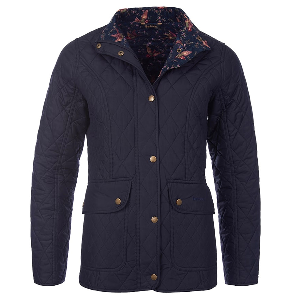 Damesjas Tors Quilt Navy