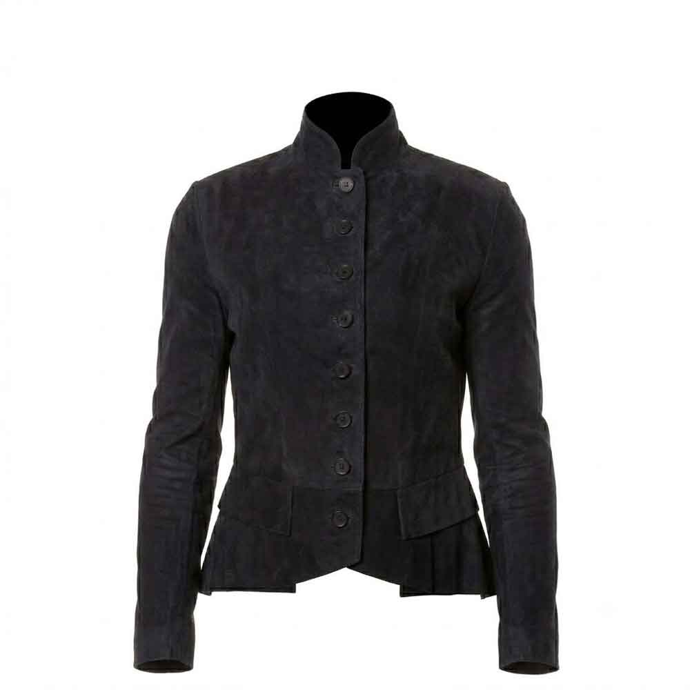 Damesjasje Coat Miriam Navy afbeelding