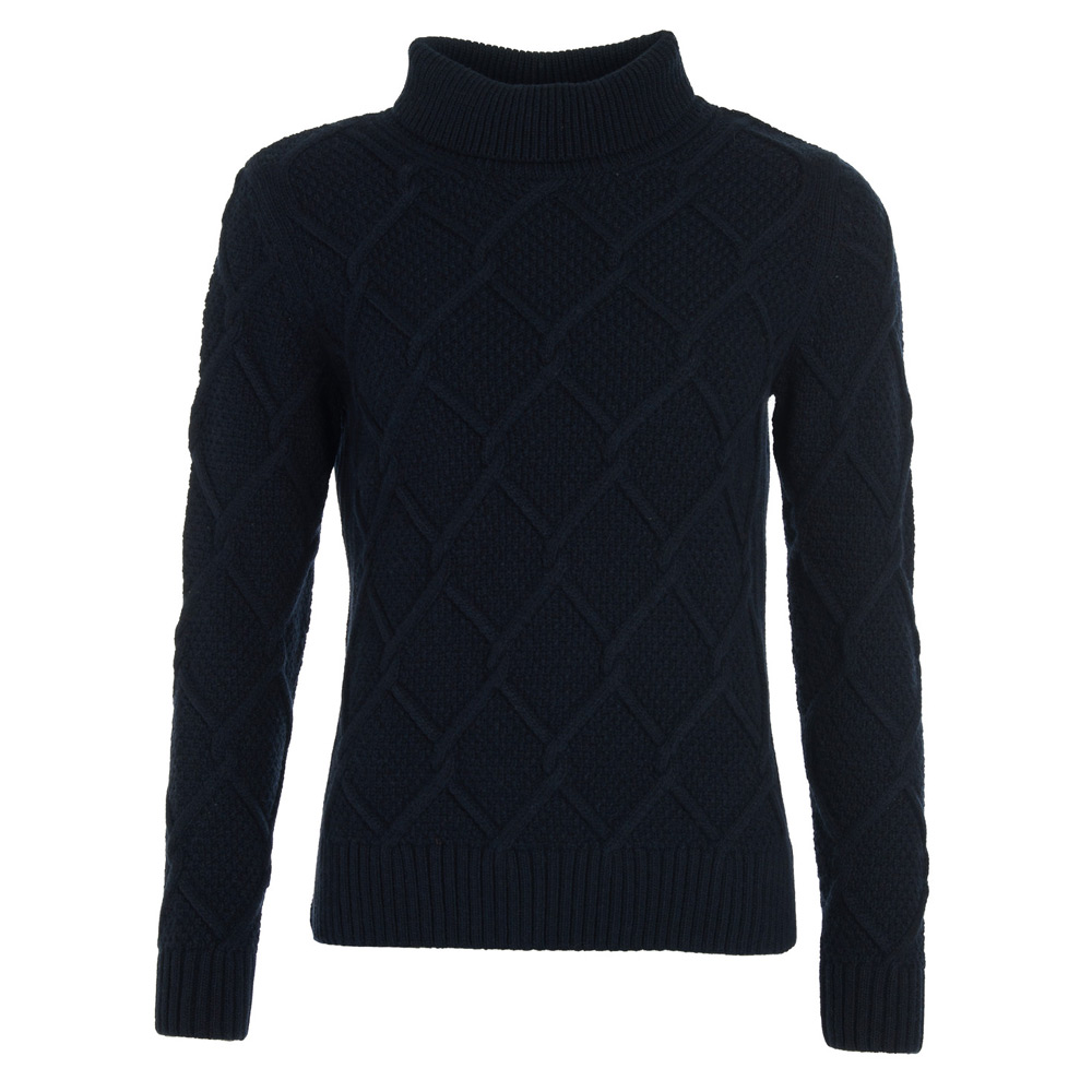 Barbour Damestrui Burne roll neck navy