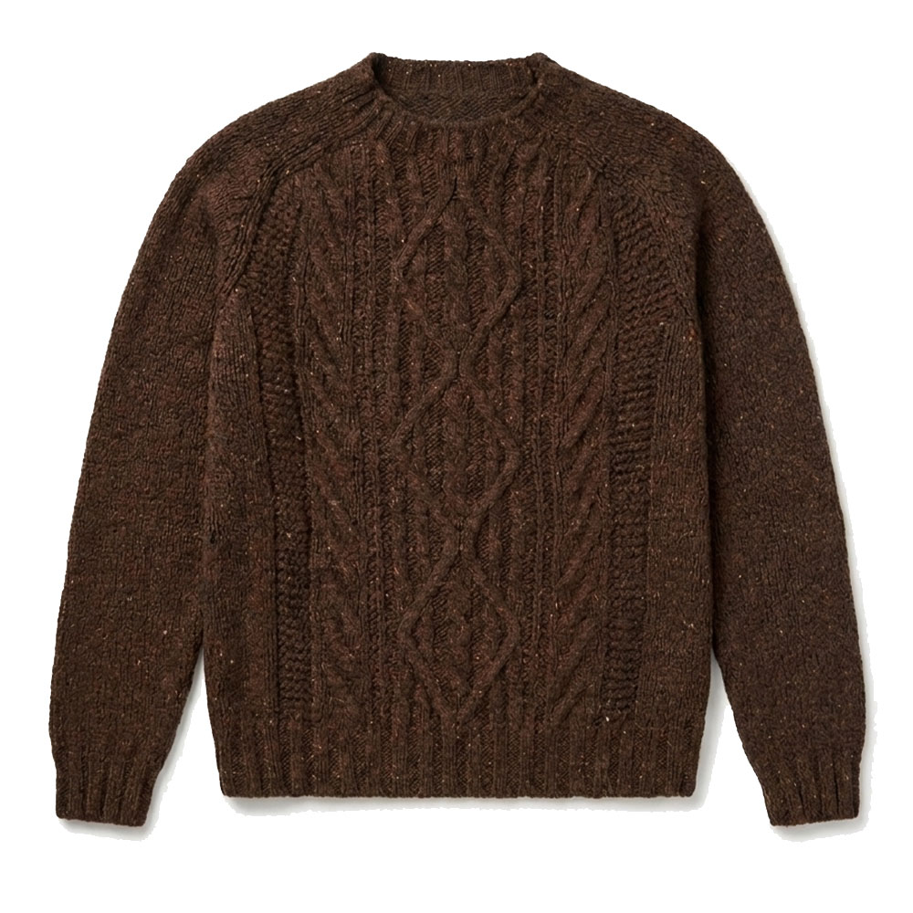 Damestrui Chunky Fishermens wol Monach