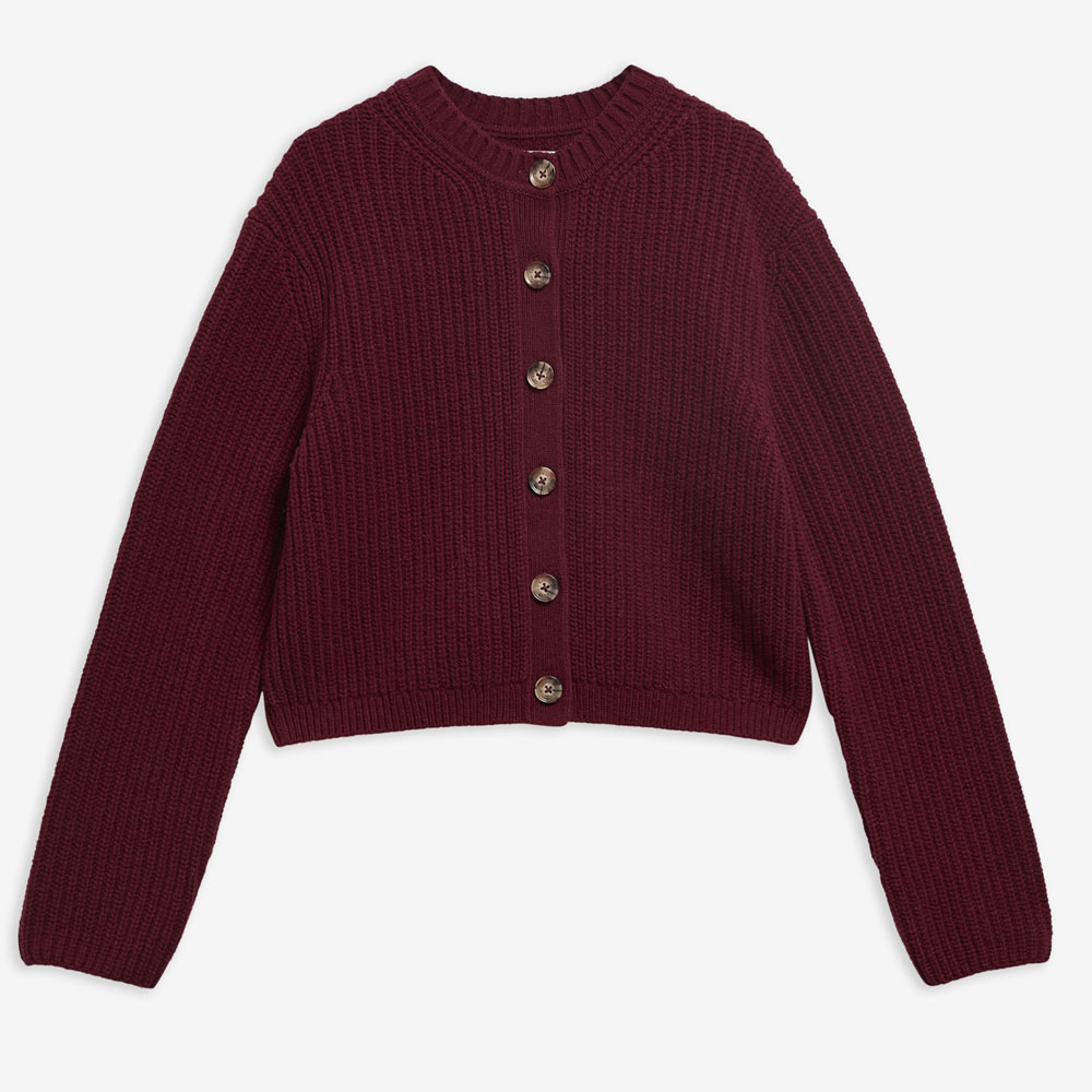 Damesvest Adalyn Cranberry Red