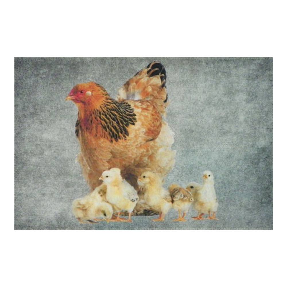 Deurmat Kip Met Kuikens huismerk kopen in de aanbieding