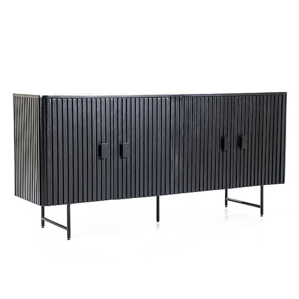 Dressoir Remi 4-drs zwart afbeelding