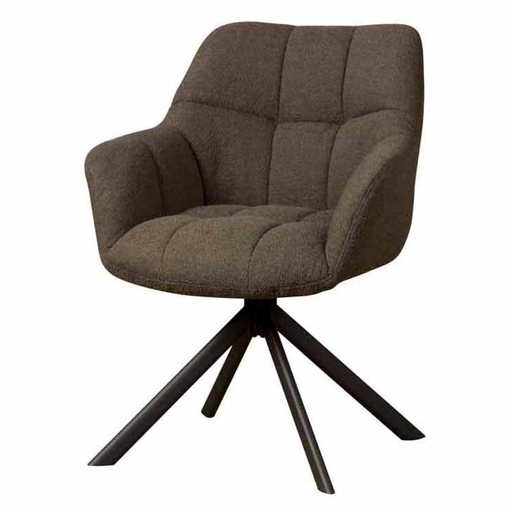 Eetkamerstoel Alba - dark brown afbeelding