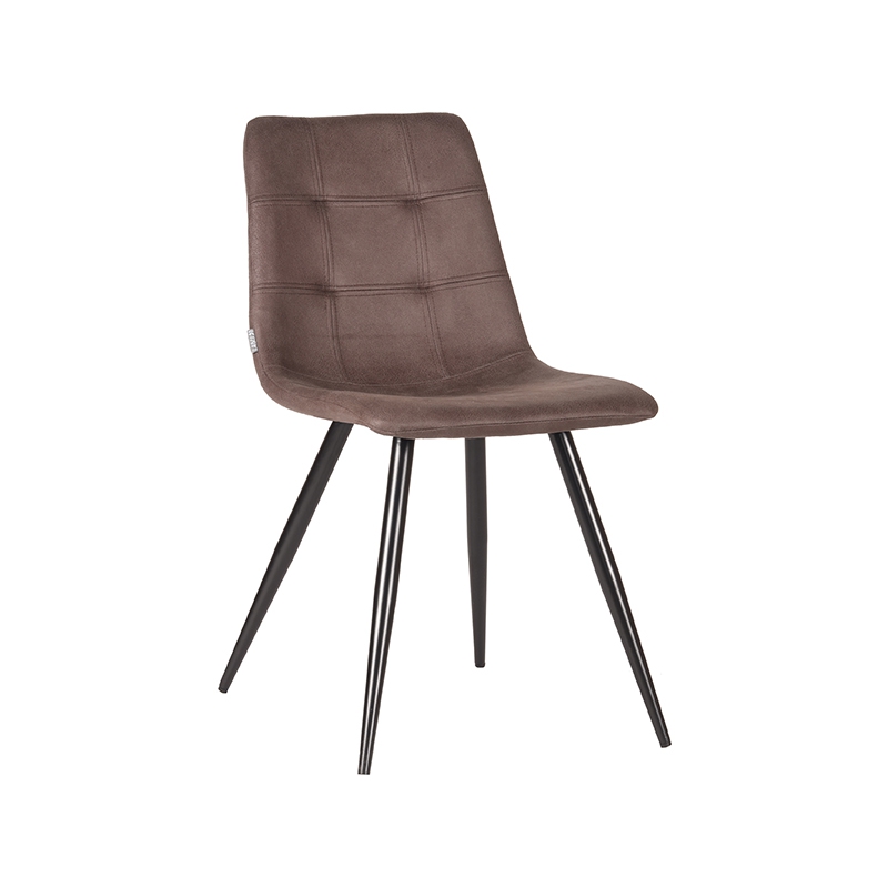 Eetkamerstoel Jay - Truffel grijs - Microfiber Eetkamerstoel Jay - Truffel grijs - Microfiber