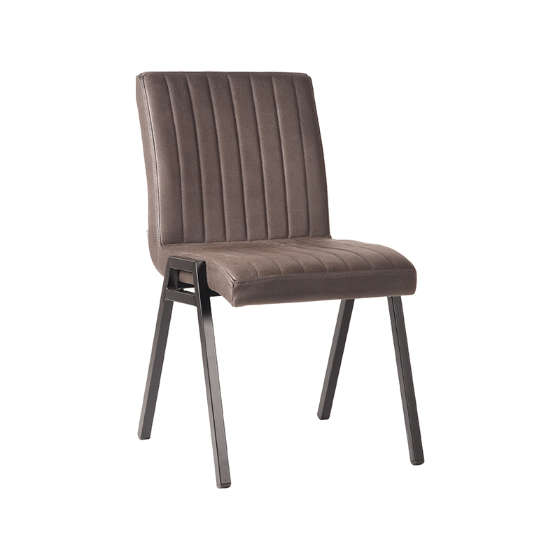 Eetkamerstoel Matz - Antraciet - Microfiber Eetkamerstoel Matz - Antraciet - Microfiber