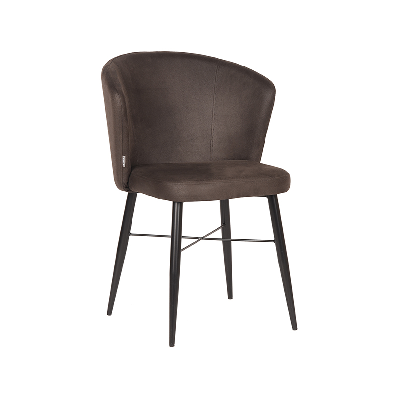 Eetkamerstoel Wave - Antraciet - Microfiber Eetkamerstoel Wave - Antraciet - Microfiber