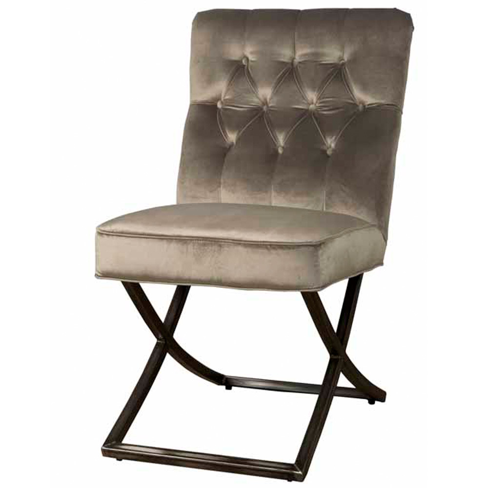 Eetstoel Bolton - velours beige Eetstoel Bolton - velours beige