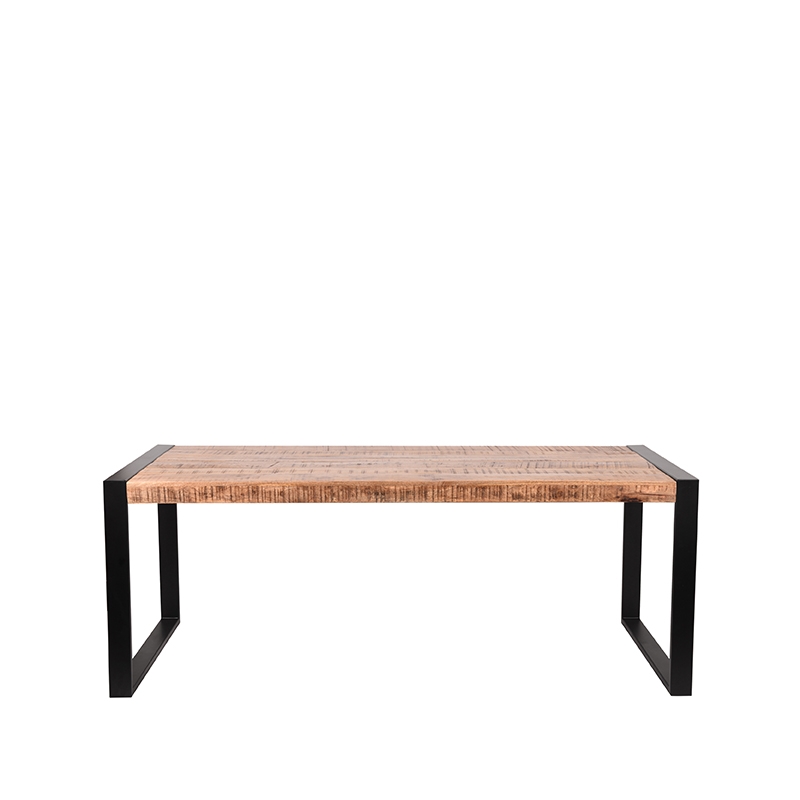 Eetkamertafel Brussels - Rough - Mangohout - 160x90 cm Eetkamertafel Brussels - Rough - Mangohout - 160x90 cm