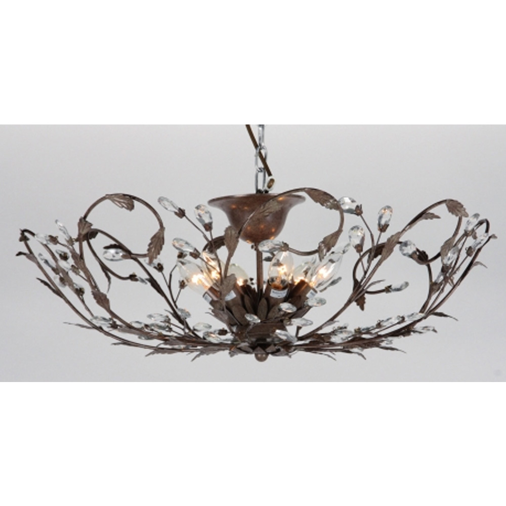 Elegance Plafonniere Rustiek 6 lichts
