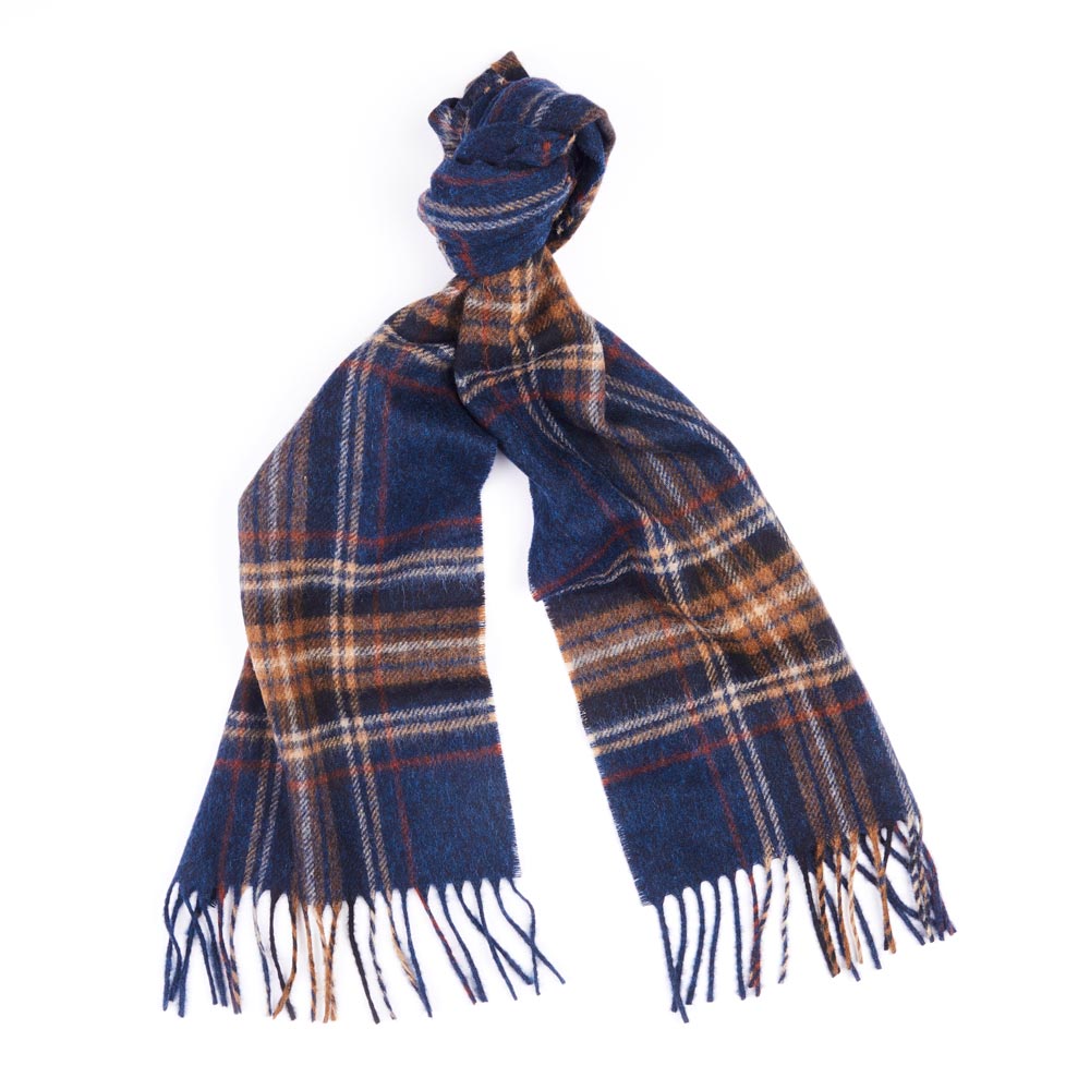 Barbour Elwood Scarf dark blue