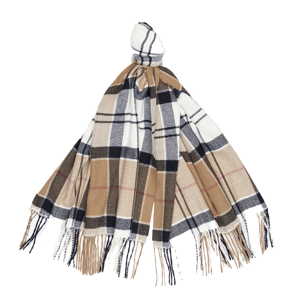 Emmeline Tartan Scarf Rosewood