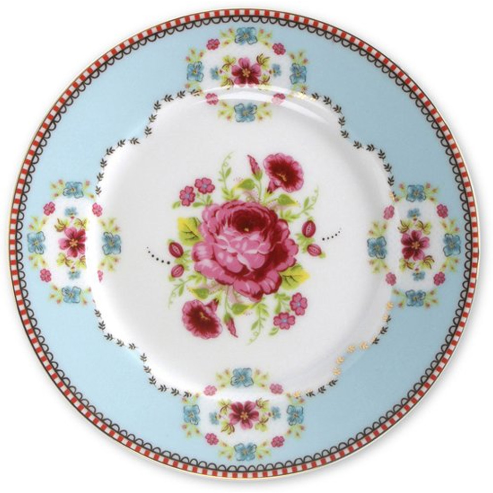 Pip Studio Gebaksbord Roos Blauw 17 pip studio kopen in de aanbieding