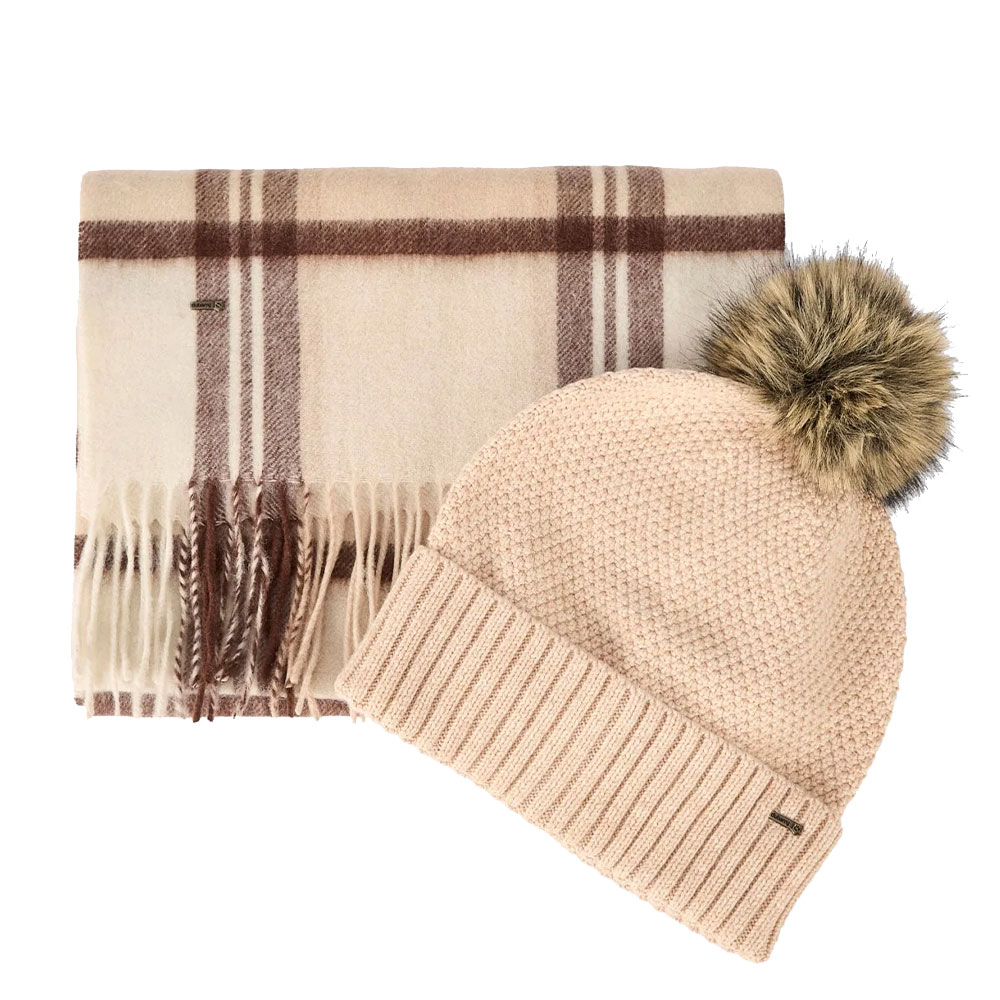 Giftset Muts & Sjaal Newbawn Oat